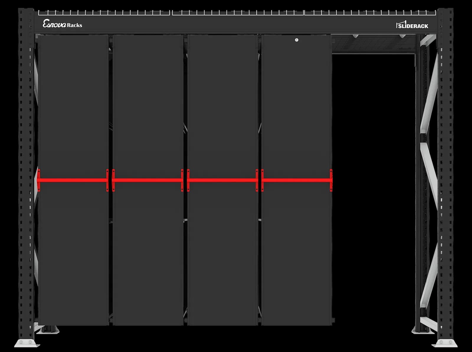 Estantería deslizante Sliderack 2700 × 470 - vista 2