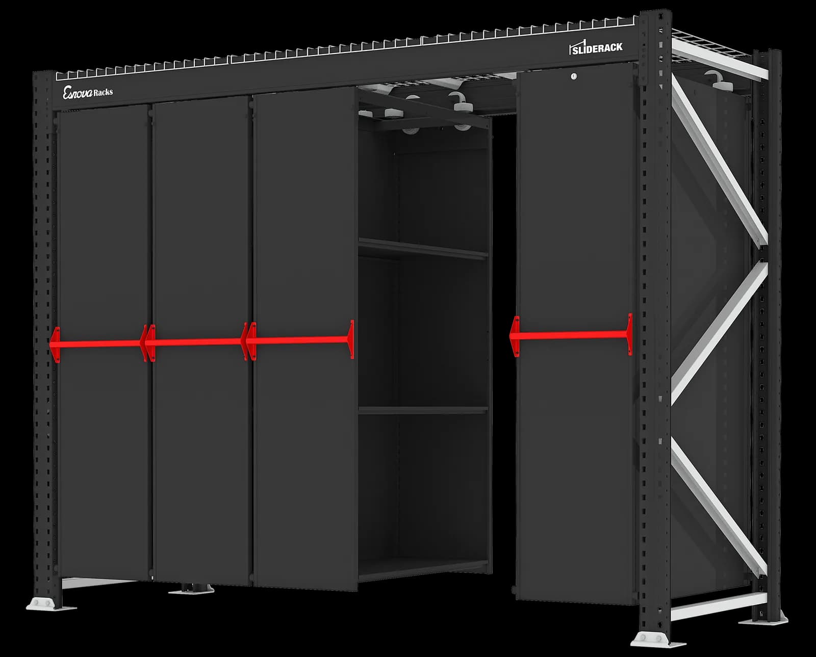 Estantería deslizante Sliderack 2700 × 470 - vista 4
