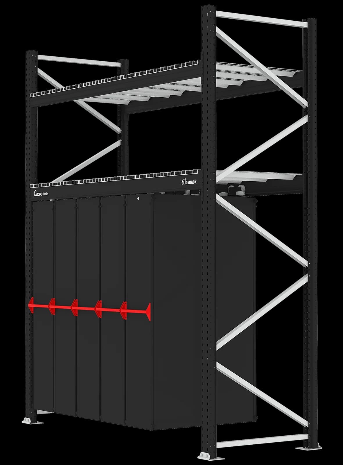 Sliderack 2 Niveles 2700 × 370 - vista 3
