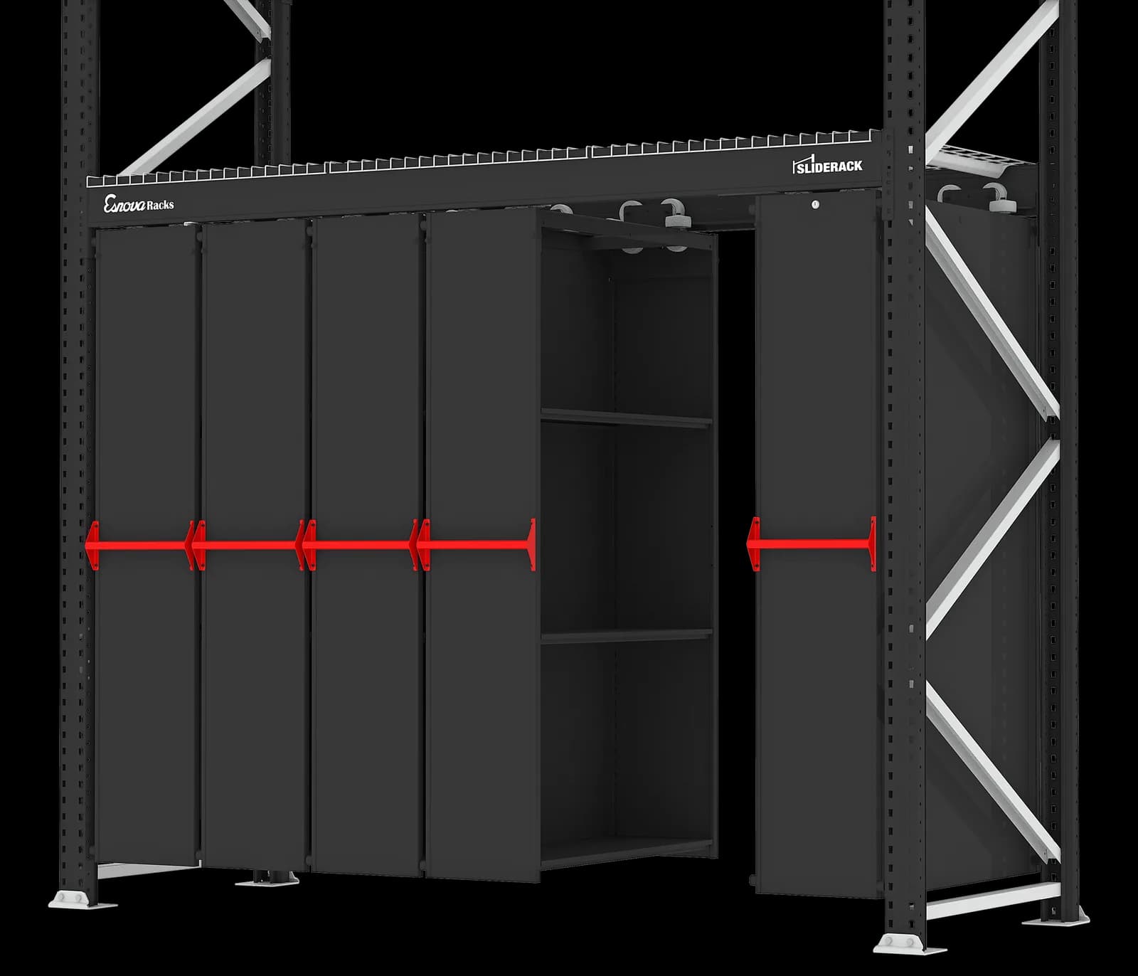 Sliderack 2 Niveles 2700 × 370 - vista 4