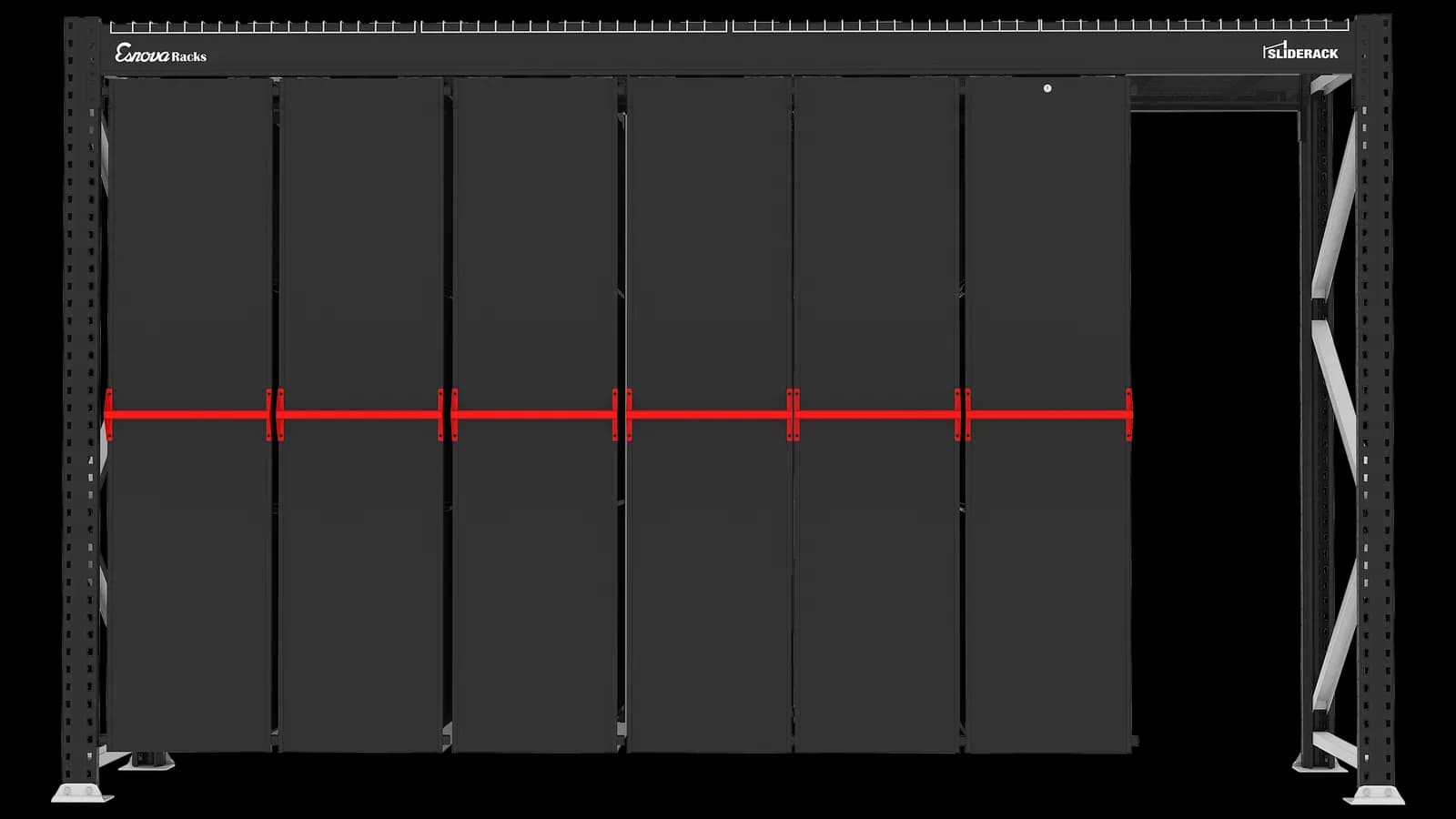 Estantería deslizante Sliderack 3600 × 470 - vista 2