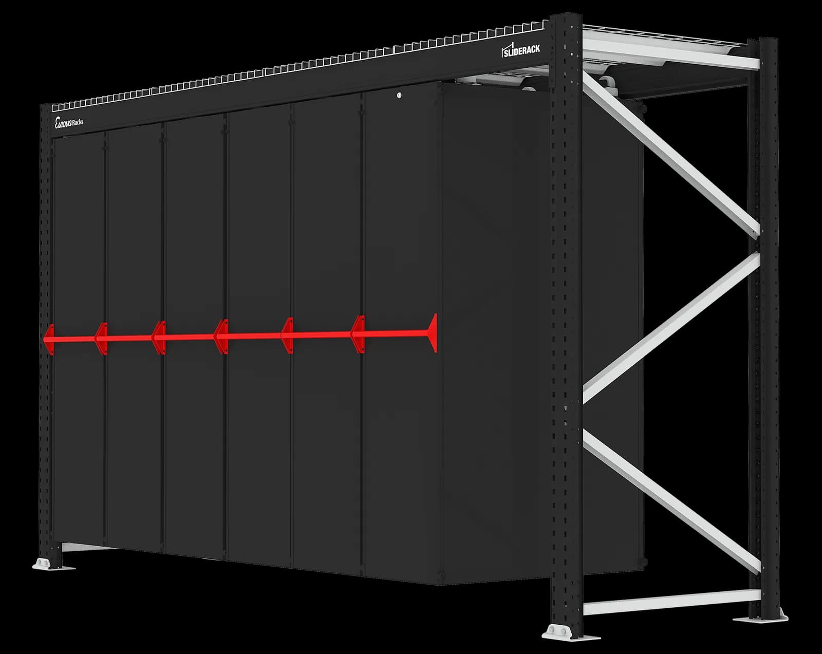 Estantería deslizante Sliderack 3600 × 470 - vista 3