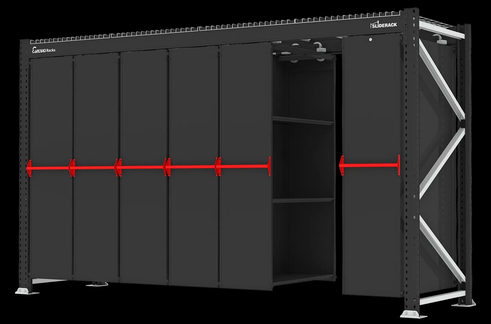 Estantería deslizante Sliderack 3600 × 470 - vista 4