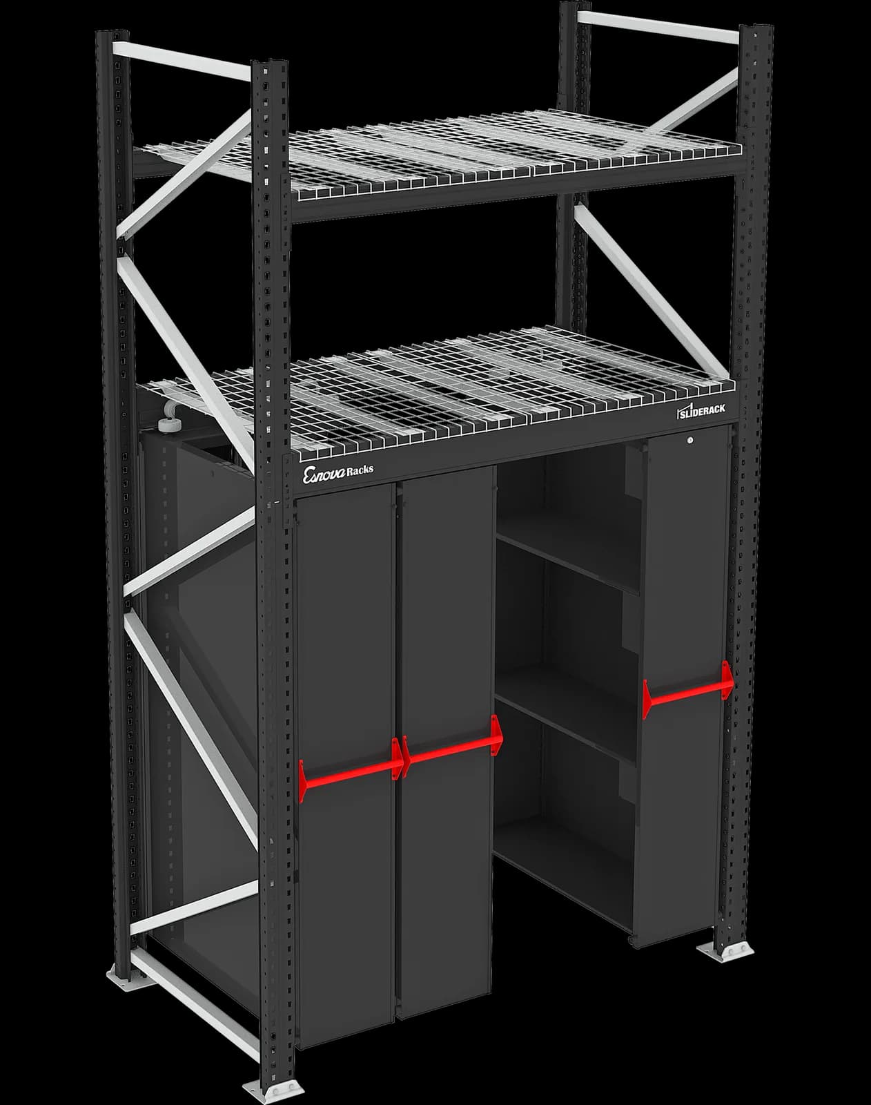 Sliderack 2 Niveles 1825 × 370