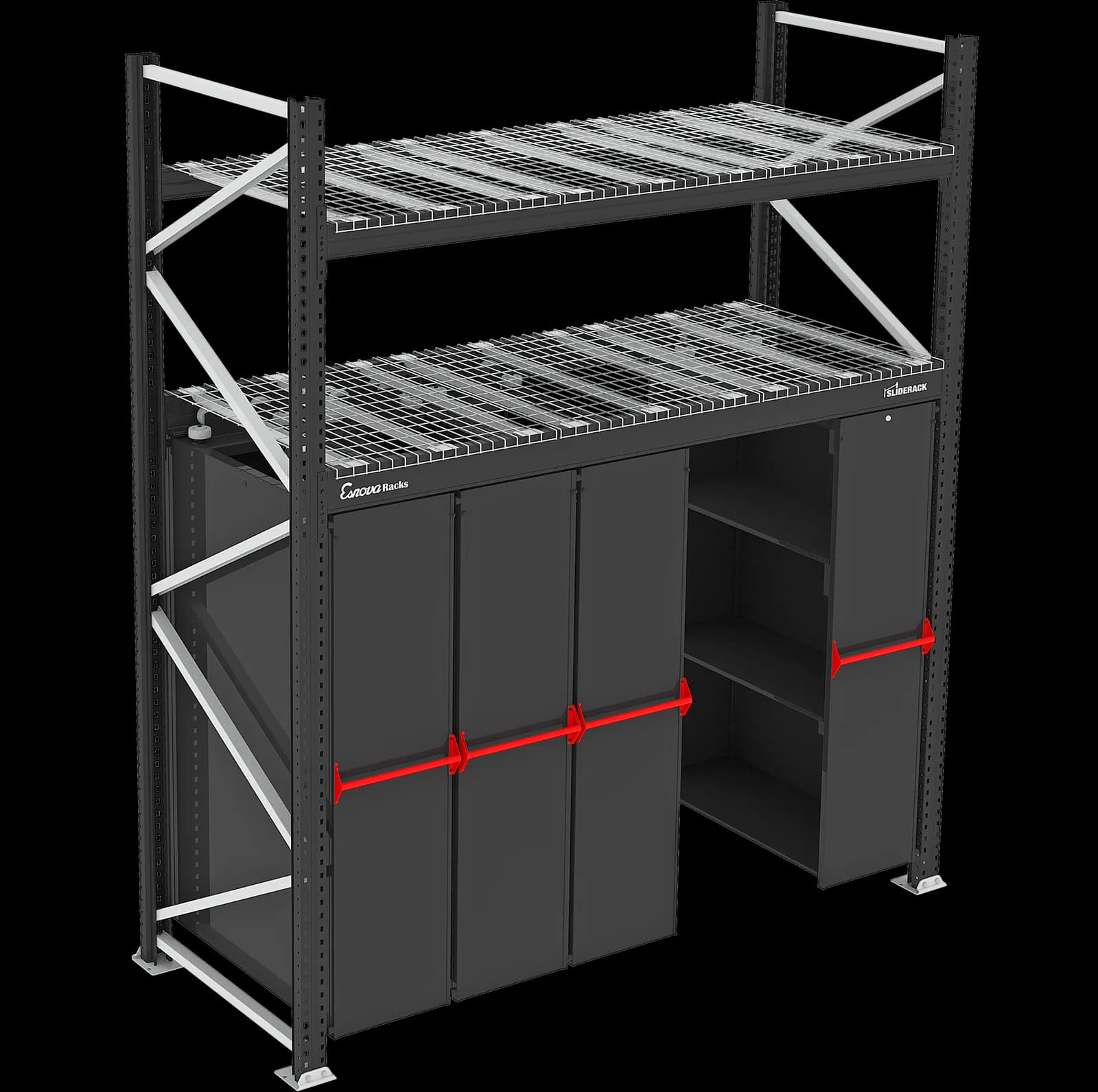Sliderack 2 Niveles 2700 × 470