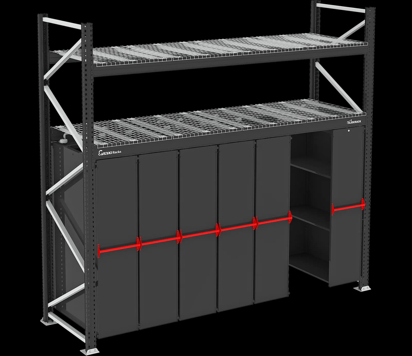 Sliderack 2 Niveles 3600 × 470